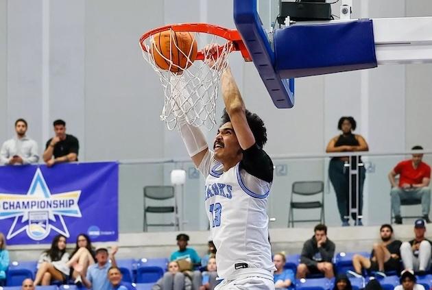 A familiar sight from The Shark Tank: A RJ Sunahara dunk.